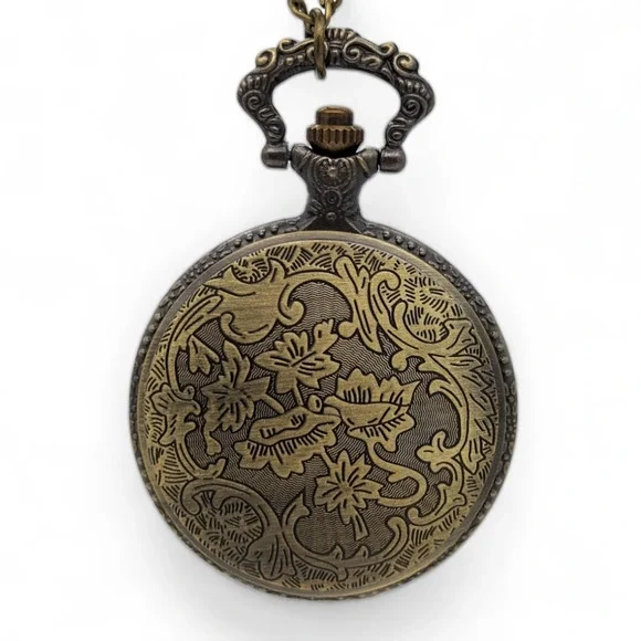 Tiger Pocket Watch NEW Gift Chinese Year of the Tiger Birthday Bronze Zodiac - Picture 3 of 7